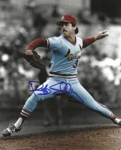 AUTOGRAPHED BOB SHIRLEY 8X10 St. Louis Cardinals photo