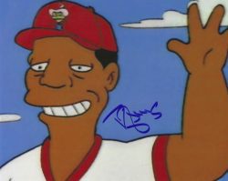 AUTOGRAPHED DARRYL STRAWBERRY 8X10 New York Mets photo