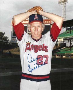 Autographed DON SUTTON 8X10 California Angels Dodgers photo