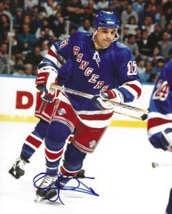 Autographed ALEX TANGUAY 8X10 New York Rangers Photo