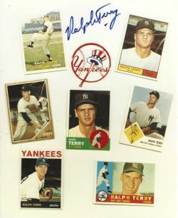 AUTOGRAPHED RALPH TERRY 8x10 New York Yankees Photo