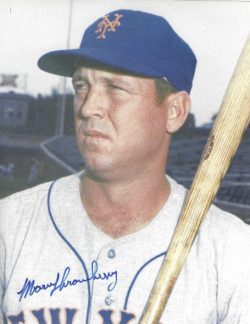 Autographed MARV THRONEBERRY New York Mets 8X10 Photo