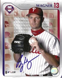 AUTOGRAPHED BILLY WAGNER 8x10 Philadelphia Phillies Photo