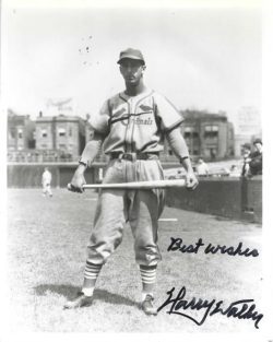 AUTOGRAPHED  HARRY WALKER  8x10 St. Louis Cardinals Photo