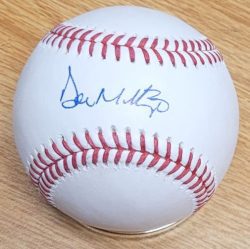 Autographed DON MATTINGLY Official Major League Baseball Beckett