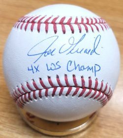 Autographed JOE GIRARDI "4X WS Champ" Official Major League Baseball Beckett
