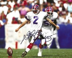 Autographed STEVE CHRISTIE 8X10 Buffalo Bills Photo