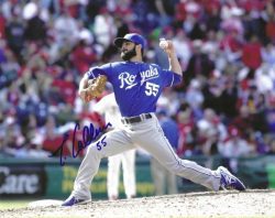 AUTOGRAPHED TIM COLLINS 8X10 Kansas City Royals Photo