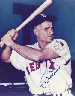 Autographed BOBBY DOERR 8x10 Boston Red Sox Photo