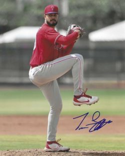 AUTOGRAPHED TRISTAN GARNETT 8x10 Philadelphia Phillies Photo