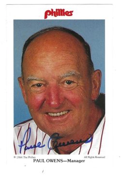 Autographed Philadelphia Phillies Postcards. etc.