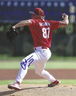 AUTOGRAPHED CHRISTIAN MCGOWAN 8X10 Philadelphia Phillies Photo