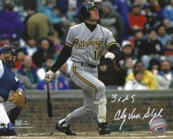 Autographed ANDY VAN SLYKE "3x AS" 8x10 Pittsburgh Pirates Photo