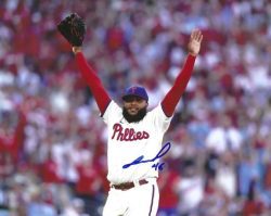 AUTOGRAPHED JOSE ALVARADO 8x10 Philadelphia Phillies Photo