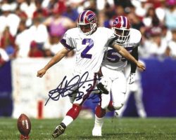Autographed STEVE CHRISTIE 8X10 Buffalo Bills Photo
