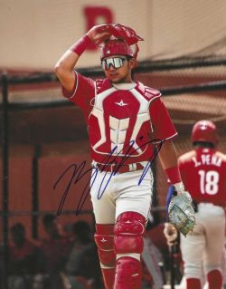 AUTOGRAPHED KODEY SHOJINAGA 8x10 Philadelphia Phillies Photo