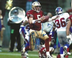 Autographed JEFF GARCIA 8X10 San Francisco 49ers Photo