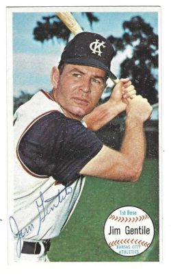 Autographed 1964 Topps Giant Cards