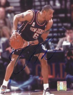 Autographed KENYON MARTIN 8X10 New Jersey Nets Photo