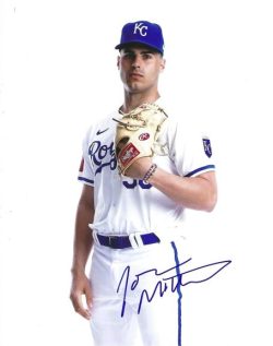 AUTOGRAPHED JOHN MCMILLON 8X10 Kansas City Royals Photo