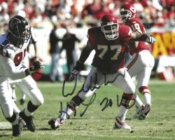 Autographed WILLIE ROAF "HOF 2012" 8X10 Kansas City Chiefs Photo