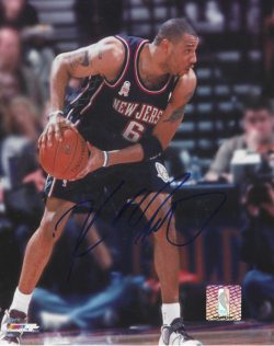 Autographed KENYON MARTIN 8X10 New Jersey Nets Photo