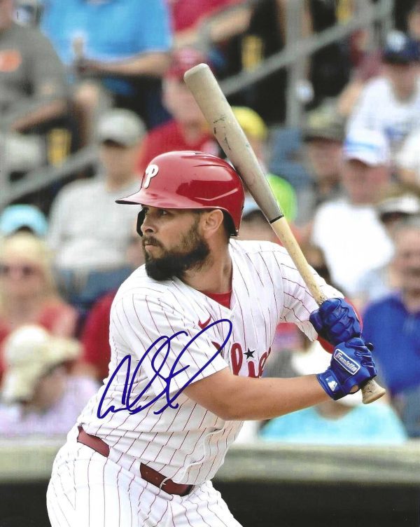 Autographed CAL STEVENSON Philadelphia Phillies 8x10 Photo