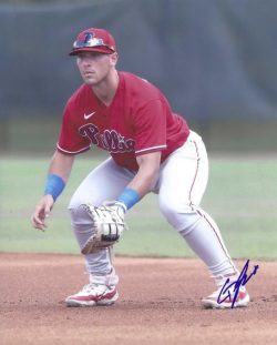 Autographed CARSON TAYLOR 8X10 Philadelphia Phillies Photo