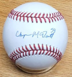 Autographed CHAYCE MCDERMOTT Official Rawlings Major League Baseball