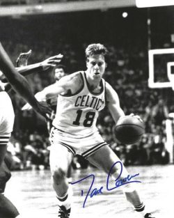 Autographed DAVE COWENS 8X10 BOSTON CELTICS photo
