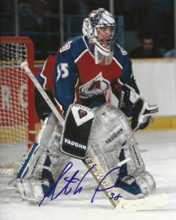 Autographed STEPHANE FISET 8x10 Colorado Avalanche Photo