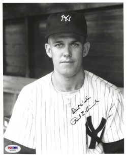 AUTOGRAPHED PAUL HINRICHS 8X10 New York Yankees photo PSA/DNA