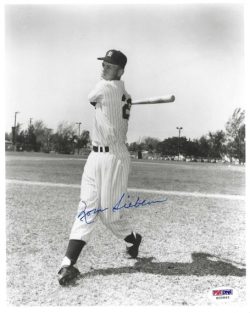 AUTOGRAPHED NORM SIEBERN 8X10 NEW YORK YANKEES photo PSA/DNA