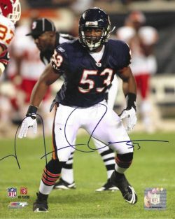 Autographed NICK ROACH 8x10 Chicago Bears Photo