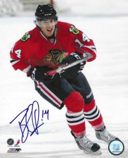 Autographed BRANDON PIRRI 8x10 Chicago Blackhawks Photo