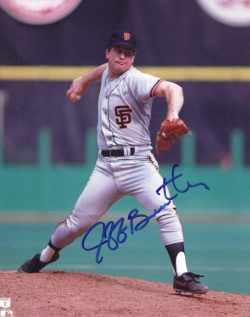 AUTOGRAPHED JEFF BRANTLEY 8X10 San Francisco Giants Photo