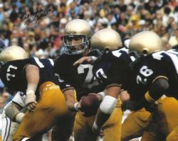 Autographed BILL ETTER 8x10 Notre Dame Photo