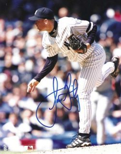 AUTOGRAPHED JASON GRIMSLEY 8X10 New York Yankees Photo