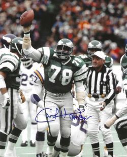 AUTOGRAPHED CARL HAIRSTON 8x10 Philadelphia Eagles Photo
