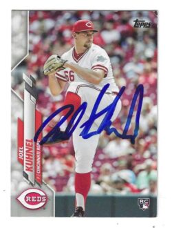 Autographed JOEL KUHNEL Cincinnati Reds 2020 Topps Card