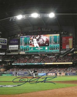 AUTOGRAPHED CHARLIE MORTON 8X10 Atlanta Braves Photo