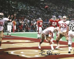 Autographed TOM RATHMAN 8X10 San Francisco 49ers Photo