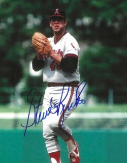 AUTOGRAPHED STEVE RENKO 8x10 California Angels Photo