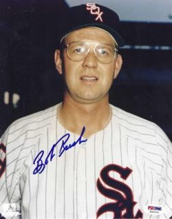 AUTOGRAPHED BOB RUSH 8x10 Chicago White Sox Photo PSA/DNA
