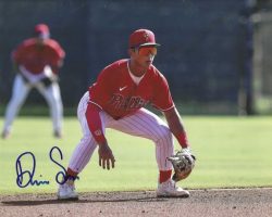 AUTOGRAPHED DEVIN SALTIBAN Philadelphia Phillies 8x10 Photo