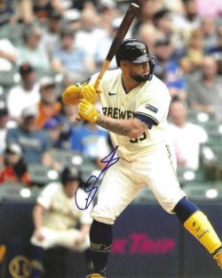 AUTOGRAPHED GARY SANCHEZ 8X10 Milwaukee Brewers photo