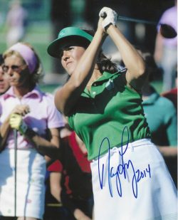 Autographed NANCY LOPEZ 8x10 LPGA HOF Photo