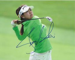 Autographed JENNY SHIN 8x10 LPGA Tour Photo