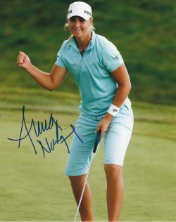 Autographed ANNA NORDQVIST 8x10 LPGA Tour Photo
