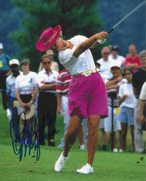 Autographed MICHELLE McGANN 8x10 LPGA Tour Photo